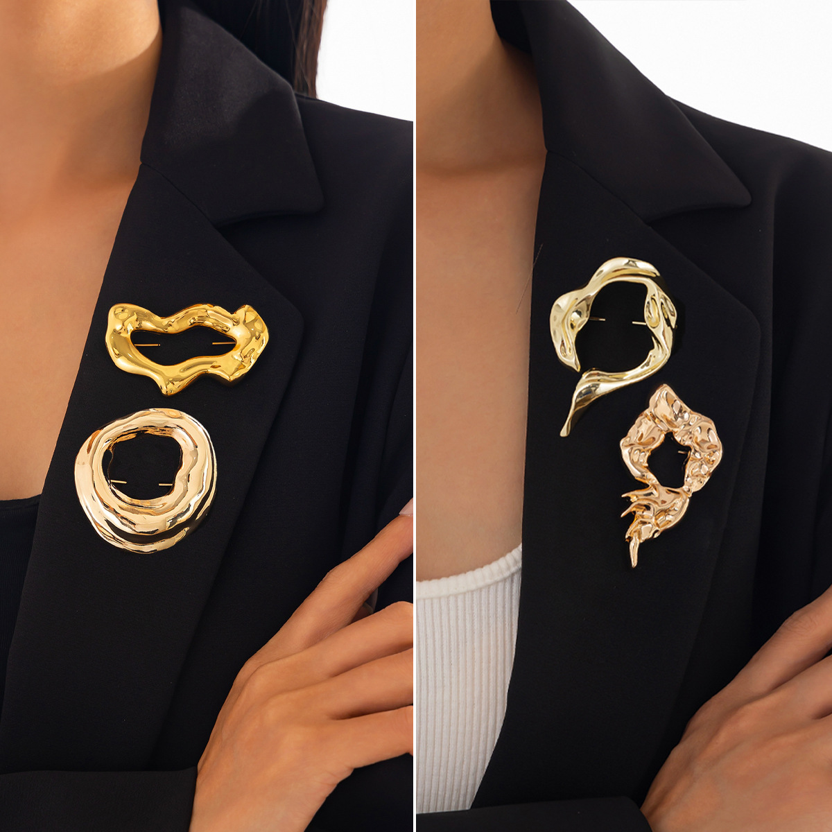New Fashion Irregular Brooches - đánh giá và giá Women Accessories Trendy