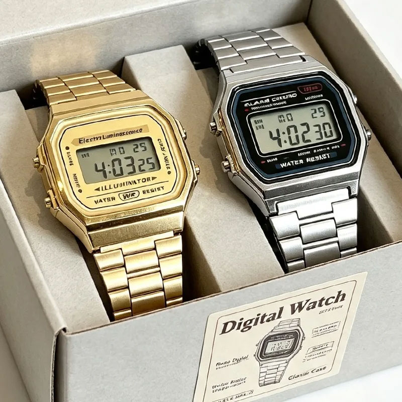 Luxury F91W Steel Band Watches - đánh giá và giá Women Accessories Display