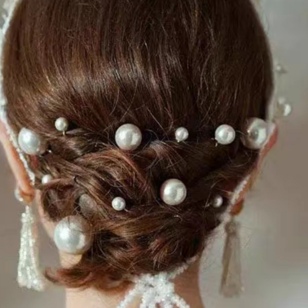 Pearl Crystal Hair Pins Comb S - đánh giá và giá Women'S Formal Accessories