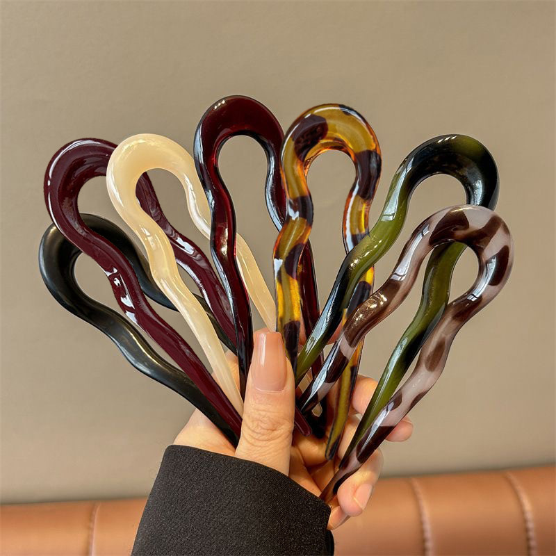 Elegant Acrylic U-shaped Hairp - đánh giá và giá Women'S Formal Accessories