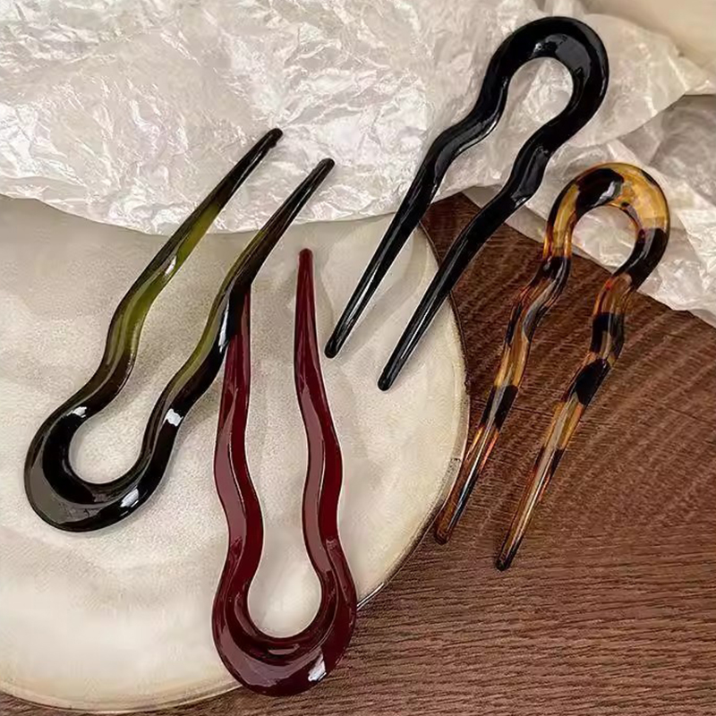 Elegant Acrylic U-shaped Hairp - đánh giá và giá Women'S Formal Accessories