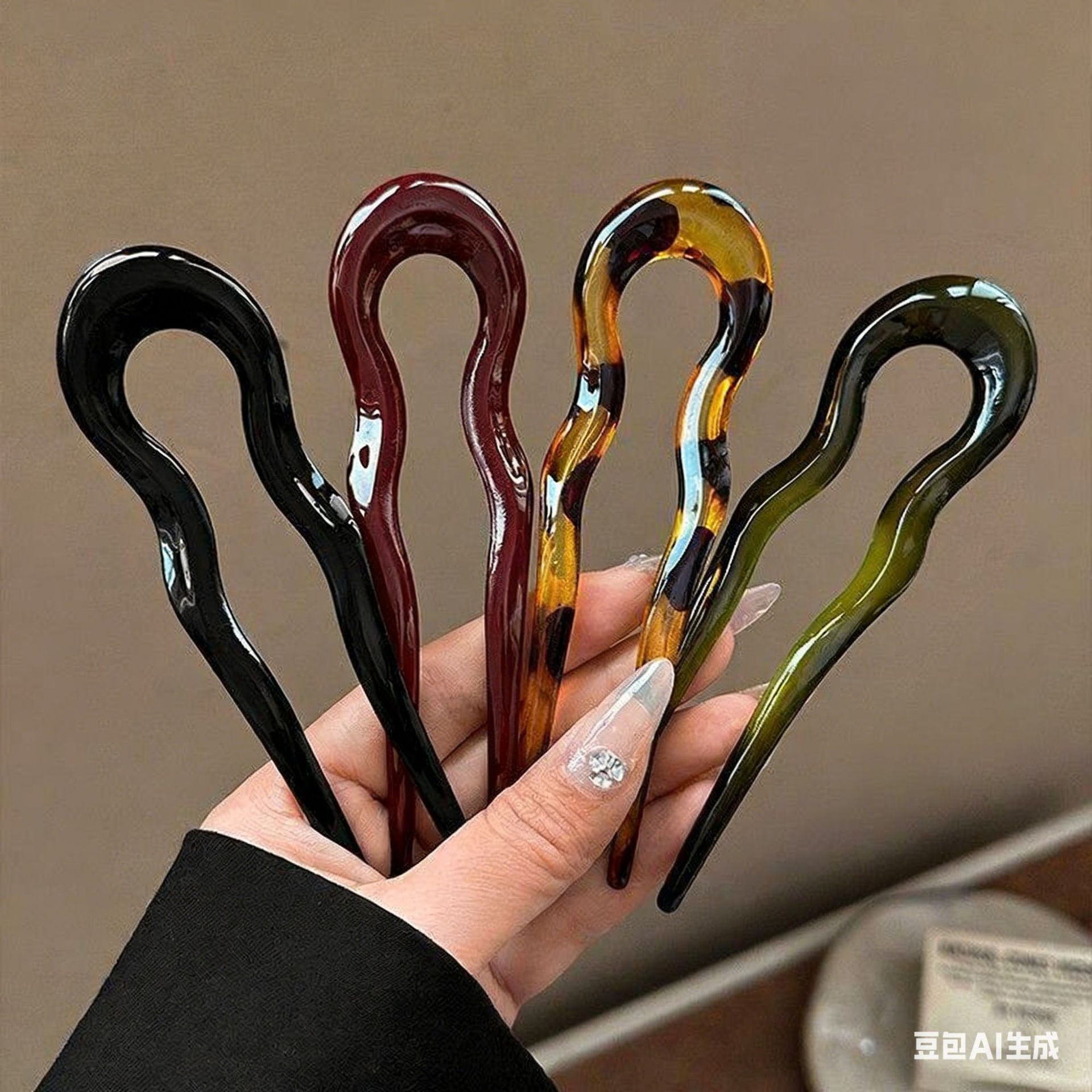 Elegant Acrylic U-shaped Hairp - đánh giá và giá Women'S Formal Accessories